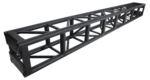 ProX BoltX black bolted box truss segment with 3mm wall construction and professional hardware