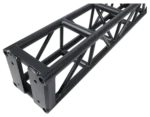 ProX BoltX black bolted box truss segment with 3mm wall construction and professional connectors