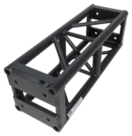 ProX BoltX black bolted box truss segment with 3mm wall construction, side profile view