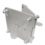 ProX adjustable book-hinge connection mounted on F34 conical truss system in live event setup