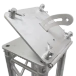 ProX adjustable book-hinge connection with 0 to 180 degree rotation range for F34 conical truss systems