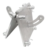 ProX adjustable book-hinge connection for F34 conical truss, 0 to 180 degree range, front view