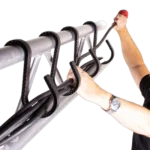 ProX S-Hook cable management clip 50mm 2 inch detail showing hook mechanism and mounting