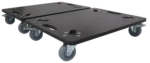 ProX set of two caster boards with four inch industrial grade wheels for equipment transport