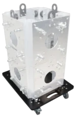 ProX set of two caster boards with four inch industrial grade wheels for equipment transport