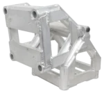 ProX center pivot hinge bolted truss variable corner articulating block detail view showing connection mechanism