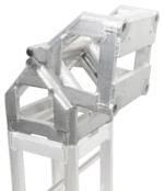 ProX center pivot hinge bolted truss variable corner articulating block rear panel showing mounting points