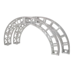 ProX circular bolted pro square truss segment 3M 10ft rear panel showing bolt connections and structural framework
