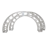 ProX circular bolted pro square truss segment 3 meter 10 foot side profile showing structural design