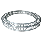 ProX circular square box truss segment showing corner joint detail and connection hardware