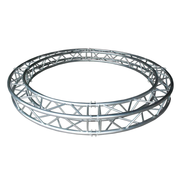 ProX circular square frame truss system 4 segments 13.12 feet professional stage setup