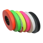ProX one inch matte white gaffer tape roll showing product packaging and specifications
