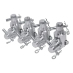 ProX conical tube ground support post towers with male to male hinge joint connector for F31 F32 F34 truss systems