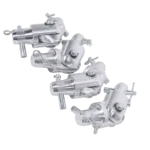 ProX conical tube ground support post male to male hinge joint connector detail view