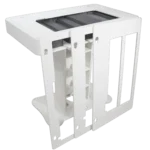 ProX Control Tower DJ podium dimensional diagram specifications white finish measurements