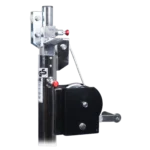 ProX 14 foot crank stand dimensional diagram showing height, width, and weight capacity specifications