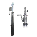 ProX 14 foot heavy-duty lighting crank stand rear panel showing mechanical components and base structure
