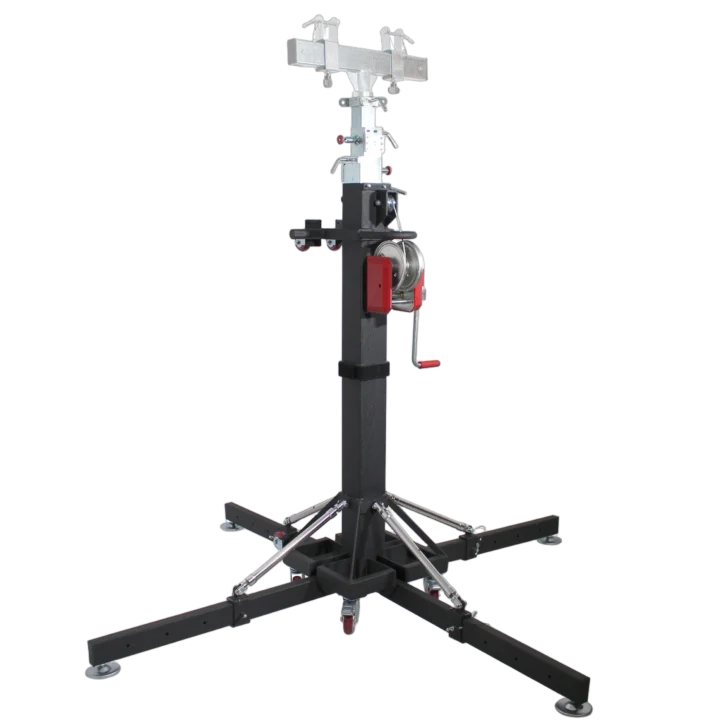ProX 18 foot heavy-duty crank truss stand with outriggers and center load capacity