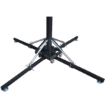 ProX 18 foot crank truss stand with 330 lbs capacity and T-adapter mount, side angle view