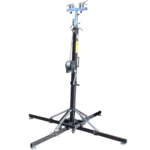 ProX 18 foot crank truss stand with T-adapter mounted lighting fixture in venue application