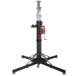 ProX 18 foot heavy-duty crank truss stand with outriggers and center load detail view