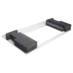 ProX replacement top face plate for DDJ1000 SRT DJ controller with white finish surface detail