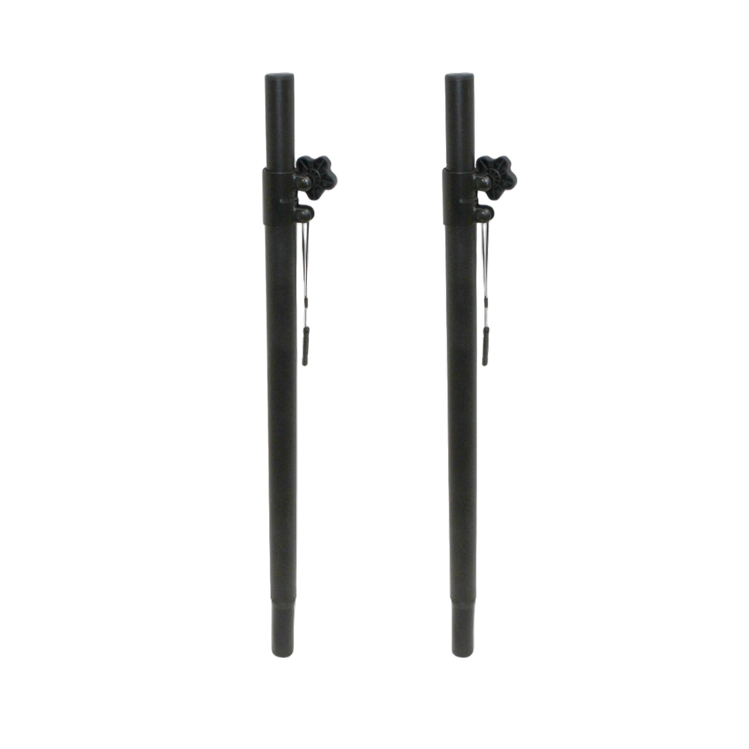 ProX Deluxe 20 Inch Speaker Subwoofer Pole Mount Set ProX deluxe 20 inch speaker subwoofer pole M20 threaded mount adapter with 1 3/8 inch connection