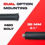 ProX Deluxe 20-inch subwoofer speaker pole M20 threaded mount adapter cap close-up detail
