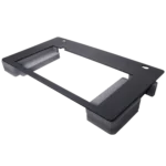 ProX replacement top face plate for Denon PRIME 4 DJ mixer with black finish detail view