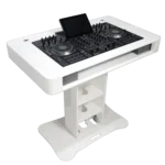 ProX white replacement top face plate for Denon PRIME 4 DJ mixer control tower podium