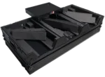 ProX black DJ coffin case rear panel with handles and cable management ports for Pioneer CDJ-3000 and DJM-900NXS2