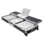 ProX XS-TMC1012WLT flight case for dual turntables and mixer with sliding laptop shelf