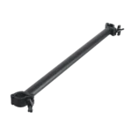 ProX dual-clamp cross support pole showing clamp mechanism and mounting hardware detail