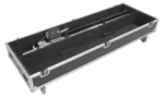 ProX XS-UTL2X71172 dual light stand ATA flight case with heavy-duty casters and reinforced handles