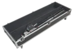 ProX Dual Light Stand XT-LS132 ATA utility flight case with casters, front view