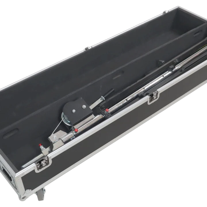 ProX Dual Light Stand XT-LS132 ATA utility flight case with casters, front view