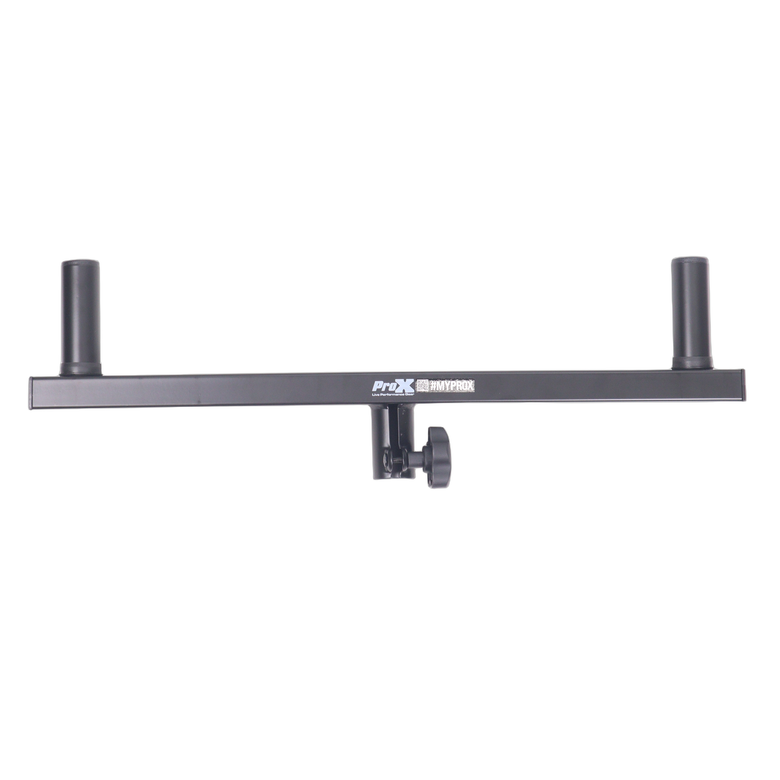 ProX Dual Speaker Bracket Pole Mount Stand ProX dual speaker bracket pole mount system with adjustable mounting hardware for speaker stands