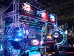 ProX double circle exhibition truss module showing connection points and structural detail