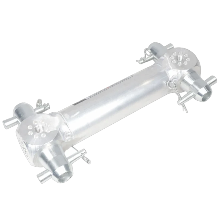 ProX F31 6 way universal junction box with half conical couplers, front view
