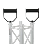 ProX F31 stirrup lighting mount bracket dimensional diagram showing 2 inch OD tube specifications and 110 lbs SWL capacity