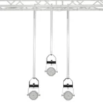 ProX F31 stirrup lighting mount bracket dimensional diagram showing measurements and mounting specifications
