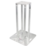 ProX F31 totem package set of two with white scrim covers, 12-inch top plates and 24-inch base plates