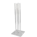 ProX F31 totem speaker stand package with white scrim cover installed in professional venue application