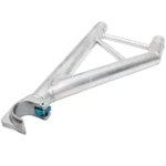 ProX 1.6 FT F32 roof truss element with single side clamp, front view showing aluminum construction