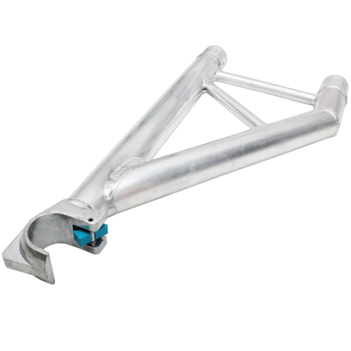 ProX 1.6 FT F32 roof truss element with single side clamp, front view showing aluminum construction