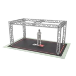 ProX F32 18x10x9 foot trade show display booth truss system with aluminum frame and modular construction