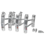 ProX 7 degree F32 truss corner connector showing aluminum construction and connection points