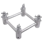 ProX F34 segment truss connector with aluminum construction and safety pins detail