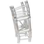 ProX F34 square truss 12 degree angle connector dimensional specifications and measurements diagram