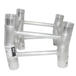 ProX 12 degree F34 square truss angle connector with 2mm wall thickness, front view